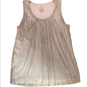 Silver New York and Company tank top